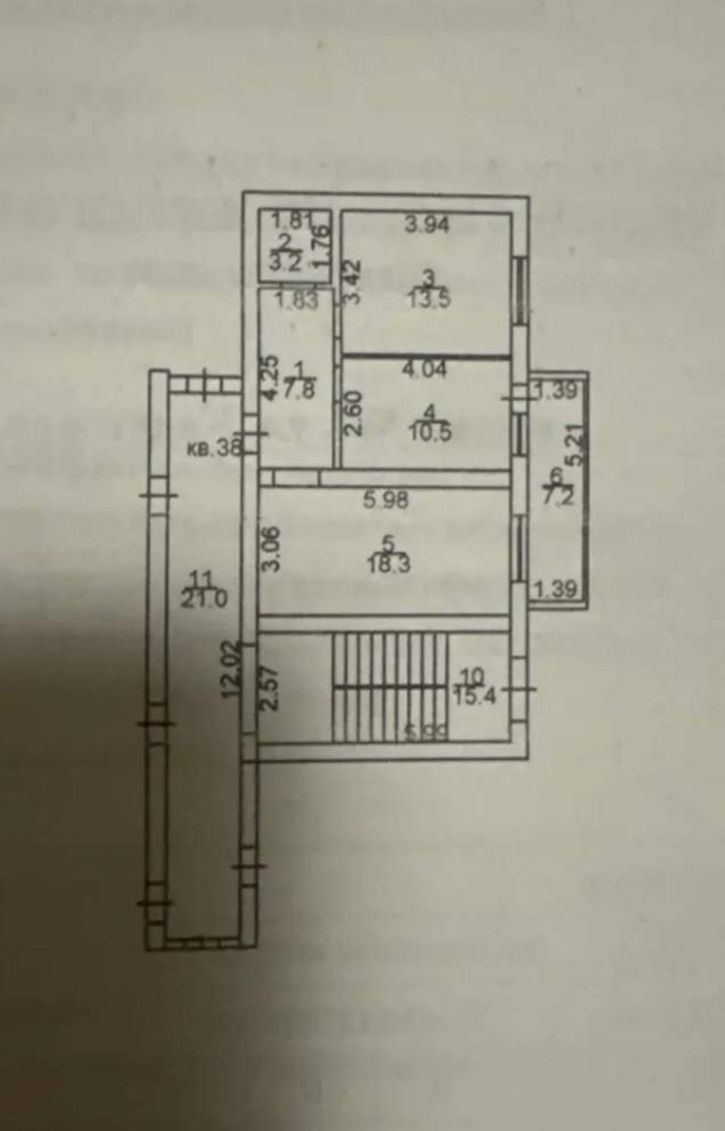 2-комн квартира Кадетская улица, д.9