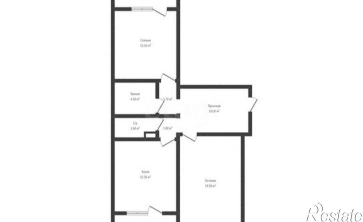 2-комн квартира проезд Репина, 22,  д. 22