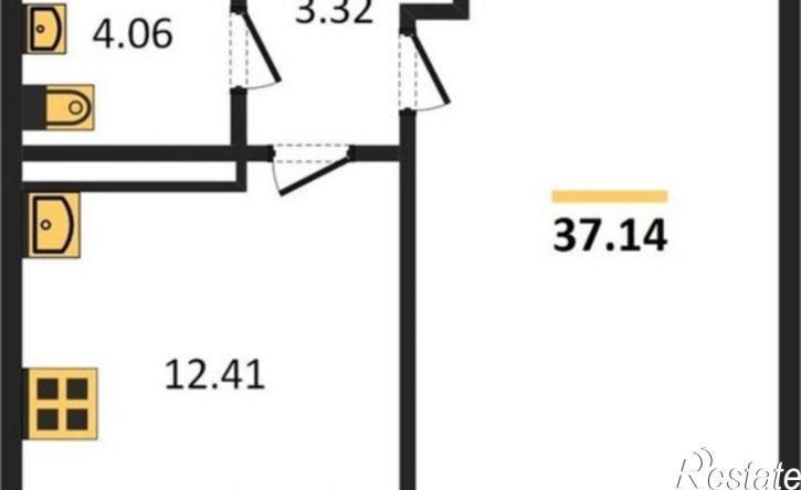 1-комн квартира Обрывная улица, 132/1 к7,  д. 132/1 к7