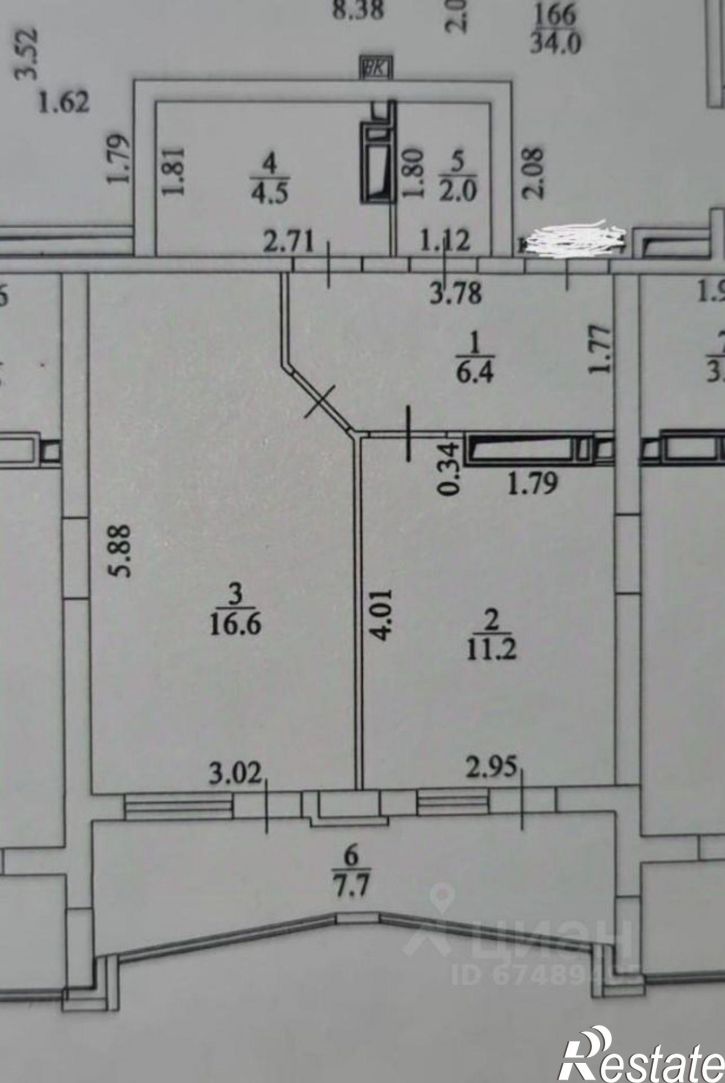 1-комн квартира ул Конгрессная, 33 1,  д. 33 1,  к. 1