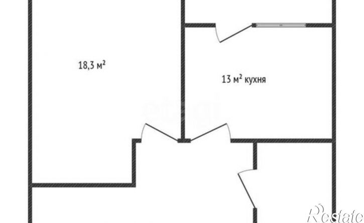 1-комн квартира Ростовское шоссе, 30/6,  д. 30/6