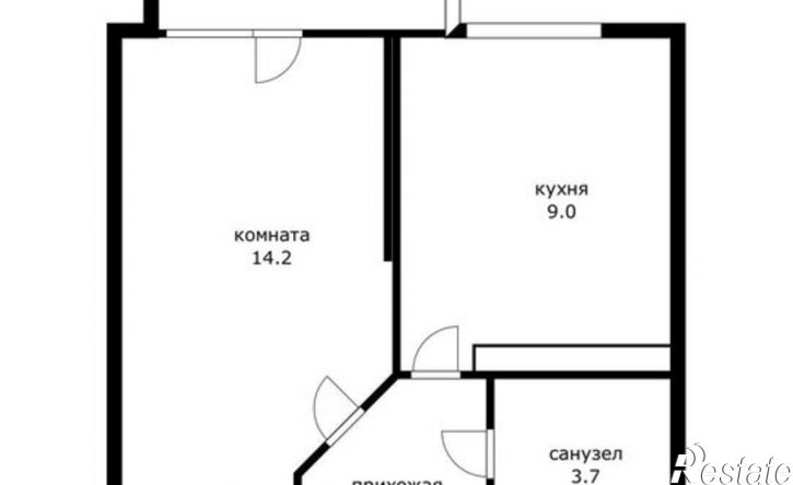 1-комн квартира ул им. Дмитрия Благоева, 31 1,  д. 31 1,  к. 1