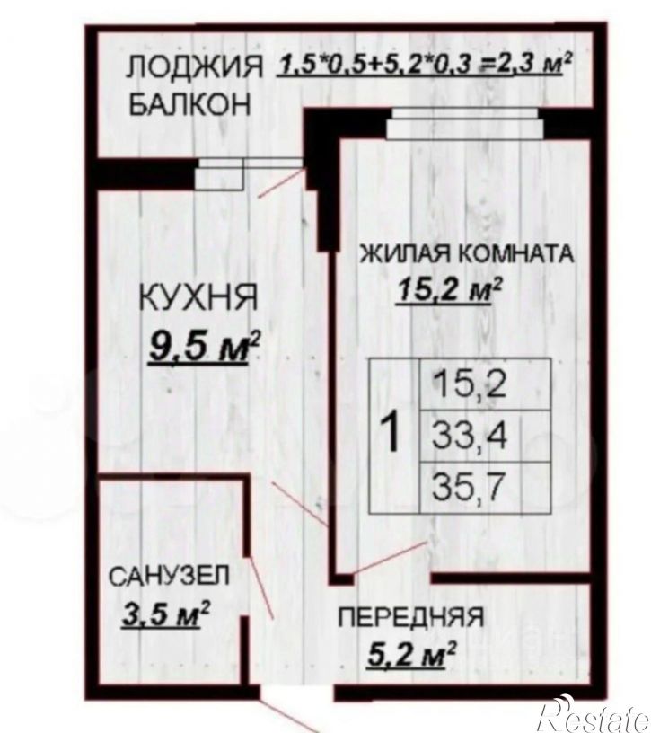 1-комн квартира город Краснодар