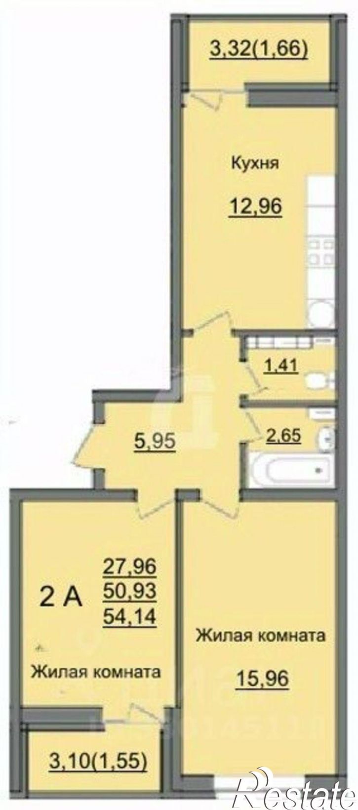 2-комн квартира Заполярная улица, 39 к3,  д. 39 к3