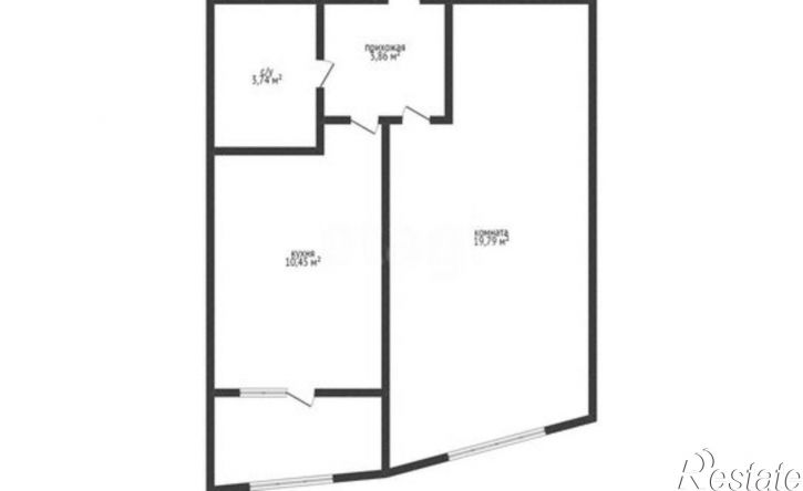 1-комн квартира Российская улица, 79/3 к1,  д. 79/3 к1