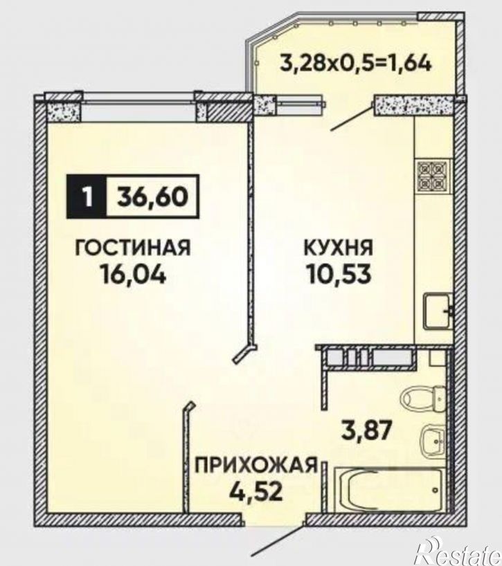 1-комн квартира Конгрессная улица, 33,  д. 33