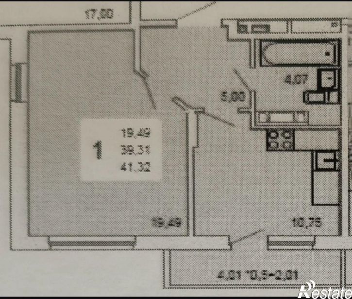 1-комн квартира улица Красных Партизан, 1/4 к12,  д. 1/4 к12