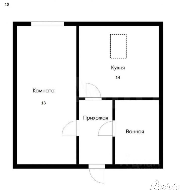 1-комн квартира Душистая улица, 43,  д. 43