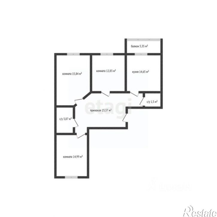 3-комн квартира улица им. Героя Яцкова И.В., 8,  д. 8