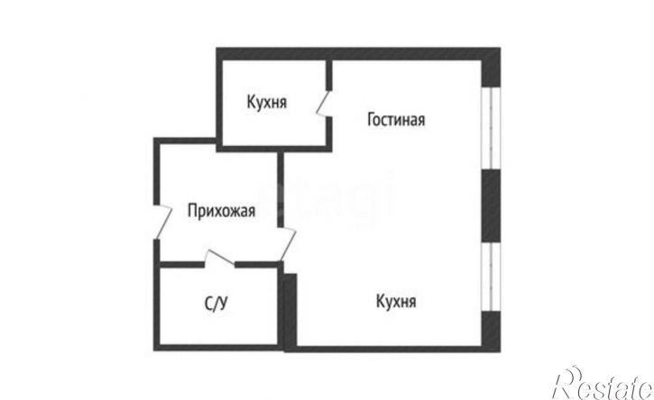 1-комн квартира ул им. Циолковского, 5,  д. 5
