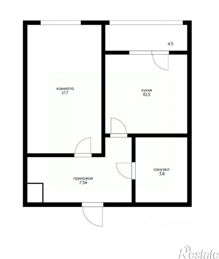 1-комн квартира Уральская улица, 75 к2,  д. 75 к2