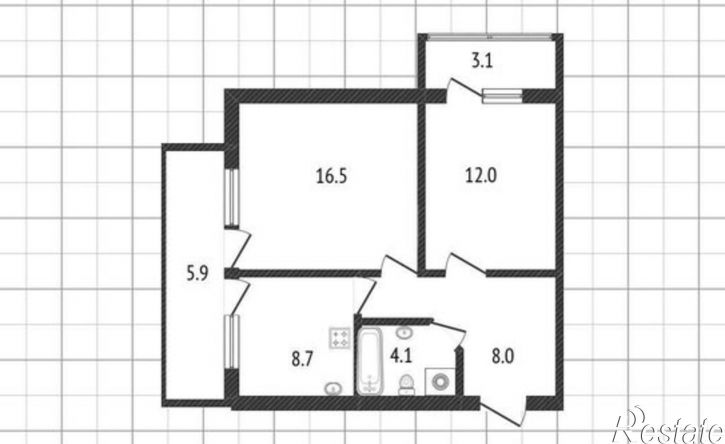 2-комн квартира улица имени Шевцова В. М., 5,  д. 5