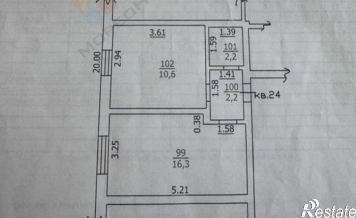 1-комн квартира 3-й проезд имени Болотникова, 2/1,  д. 2/1