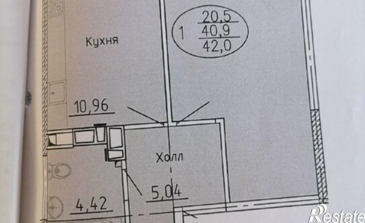1-комн квартира Уральская улица, 100,  д. 100