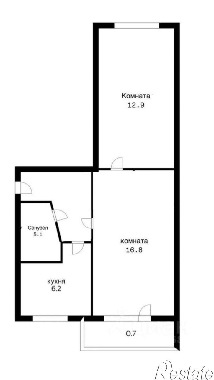 2-комн квартира улица Гагарина, 145,  д. 145