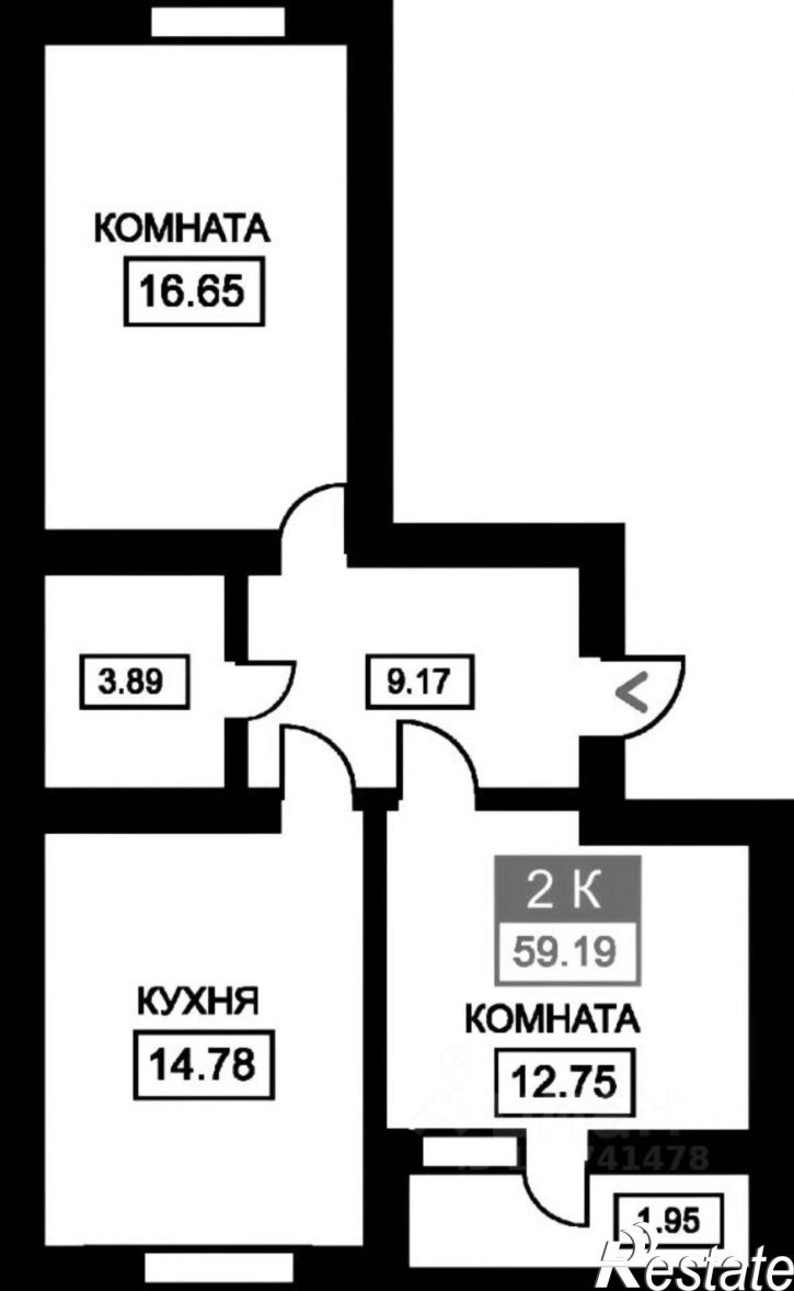 2-комн квартира ул им. лётчика Позднякова, 2 7,  д. 2 7,  к. 7