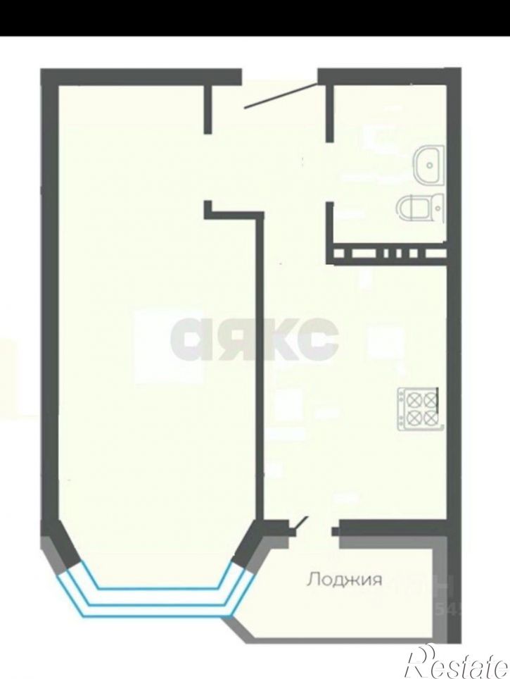 1-комн квартира ул Черкасская, 79,  д. 79