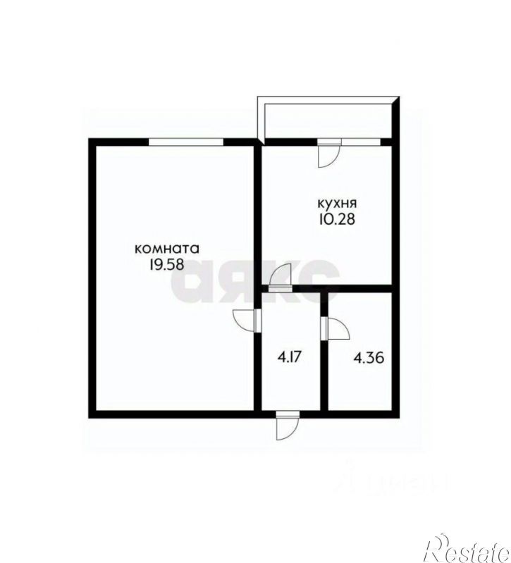 1-комн квартира ул 9-я Тихая, 8,  д. 8