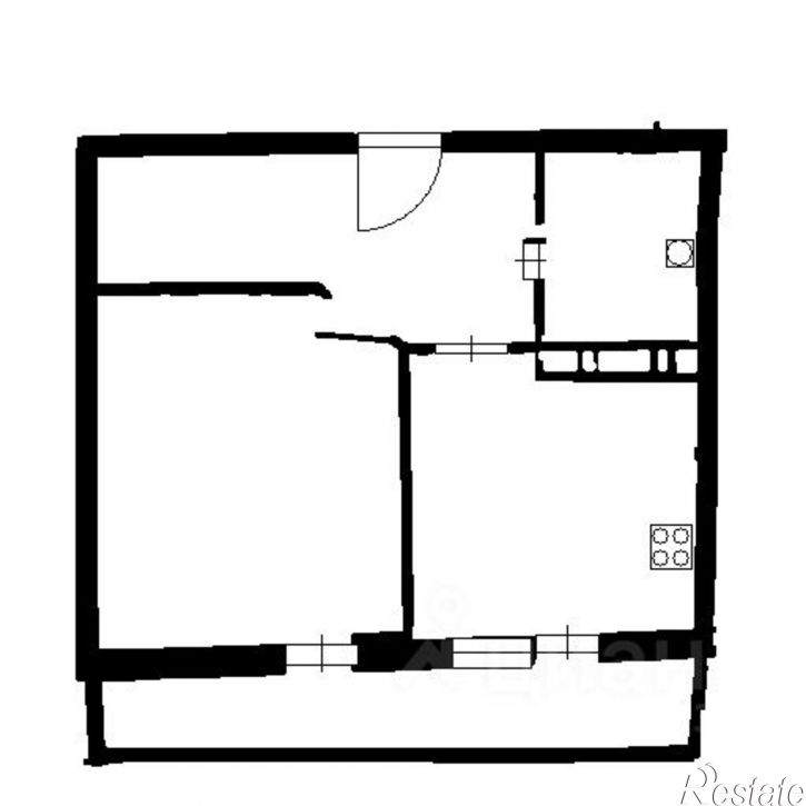1-комн квартира ул им. Героя Николая Шевелёва, 5,  д. 5