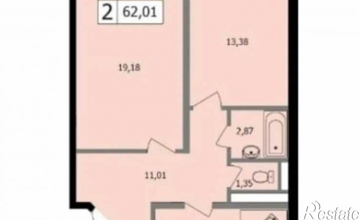 2-комн квартира улица Шаляпина, 30/1,  д. 30/1