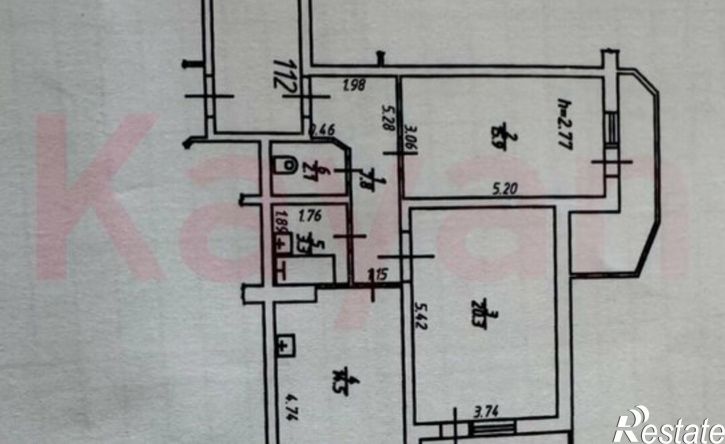 2-комн квартира Кубанская улица, 58,  д. 58