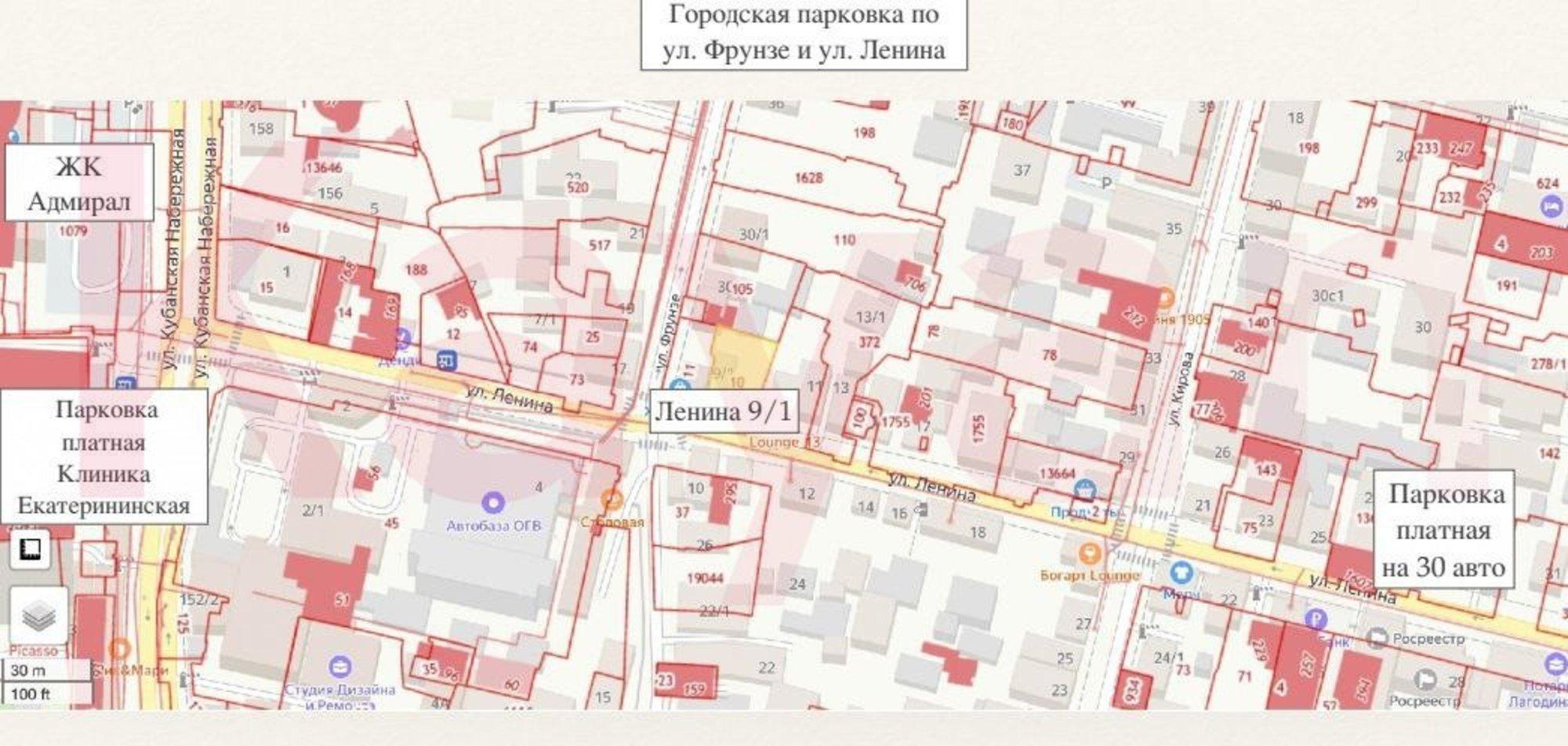 Купить землю, земельный участок за 38 500 000 рублей на им. Ленина ул.