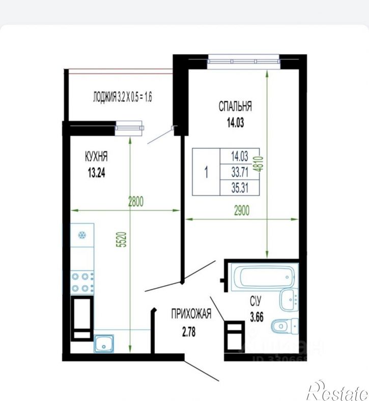 1-комн квартира улица Петра Метальникова, 36,  д. 36