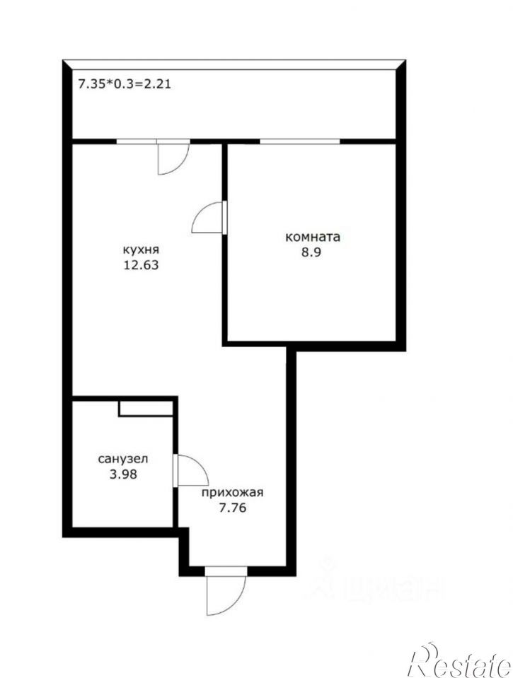 1-комн квартира улица Красных Партизан, 1/4 к1,  д. 1/4 к1