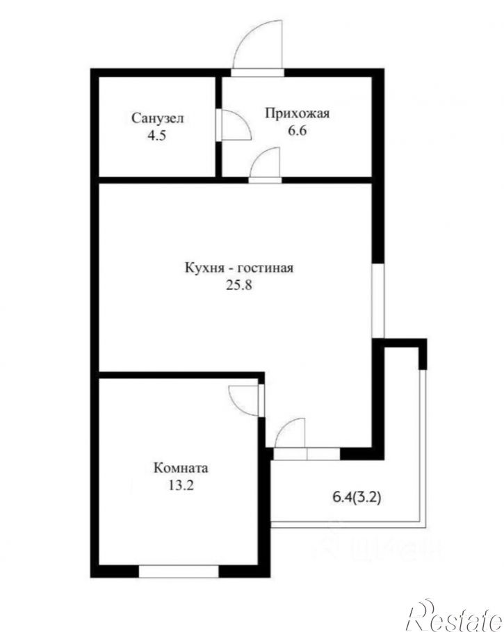 1-комн квартира Войсковая улица, 4 к12,  д. 4 к12