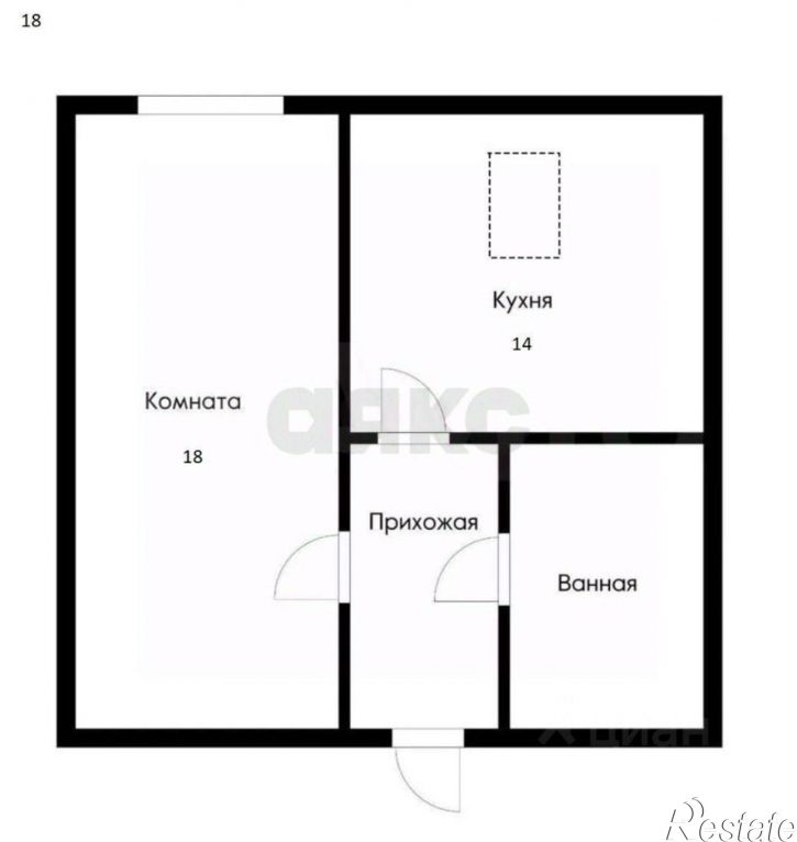 1-комн квартира ул Душистая, 43,  д. 43