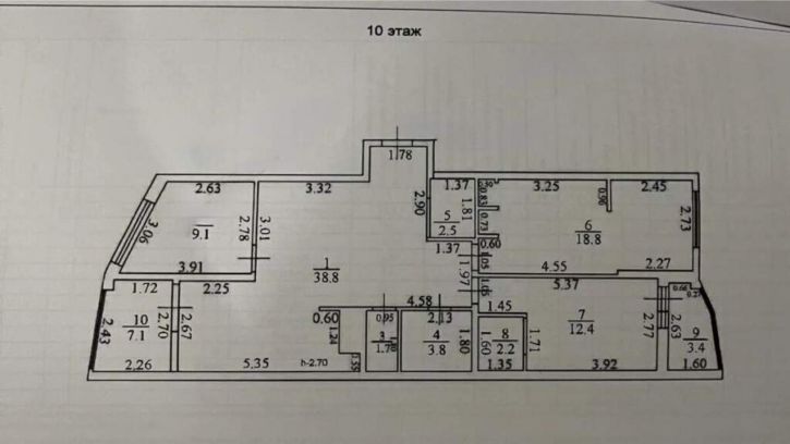 3-комн квартира им. Адмирала Крузенштерна улица, д.6