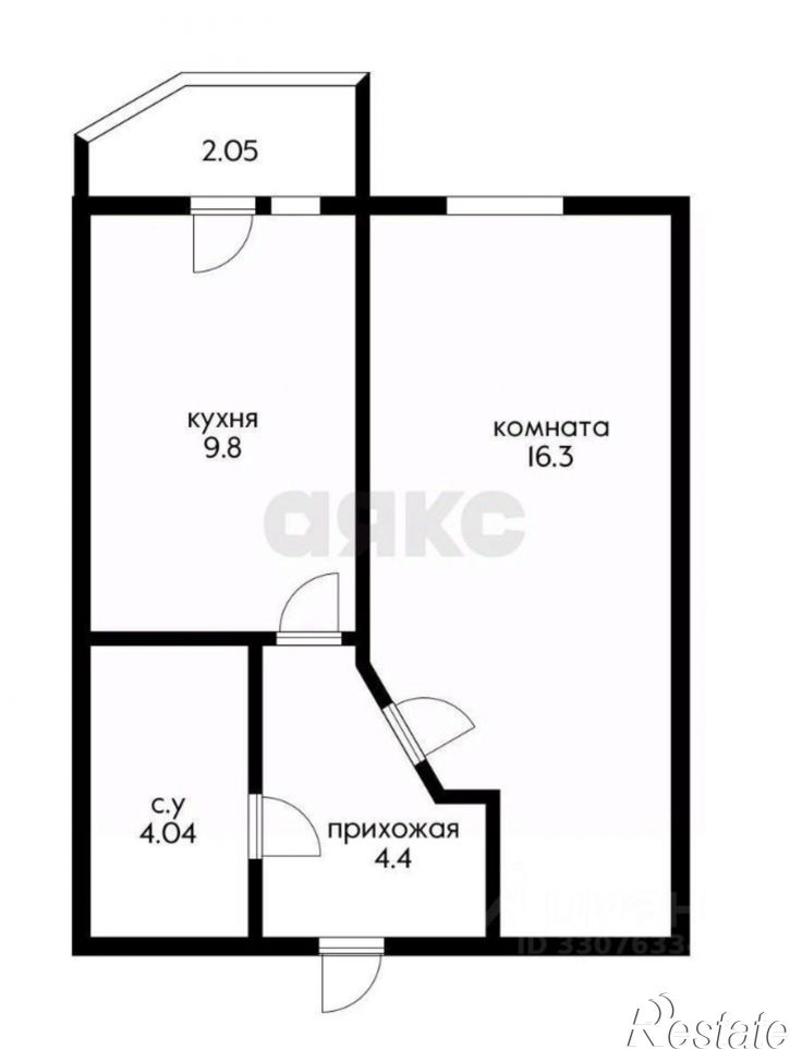 1-комн квартира 3-й проезд Куликова Поля, 1,  д. 1