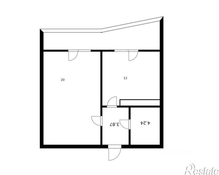 1-комн квартира ул им. Карякина, 9Б,  д. 9Б