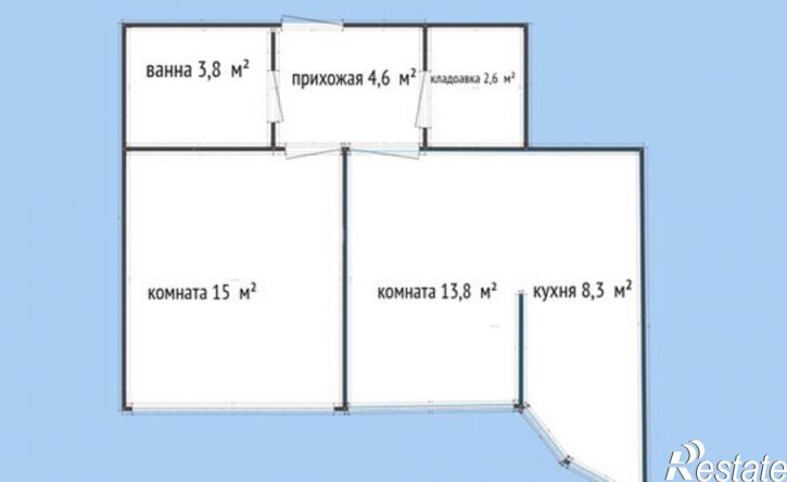2-комн квартира улица Ивана Беличенко, 92к5