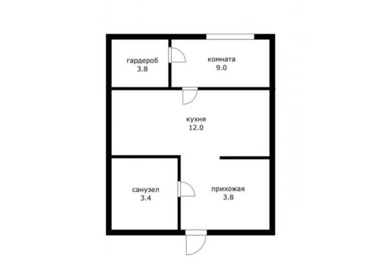 1-комн квартира им. Героя Ростовского улица, д.8к3