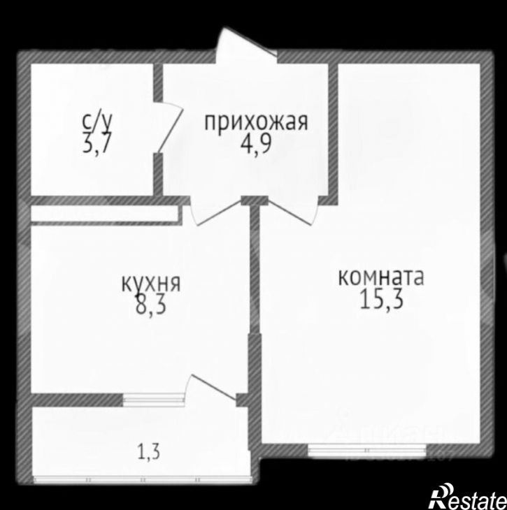 1-комн квартира ул им. Героя Сарабеева В.И., 7,  д. 7