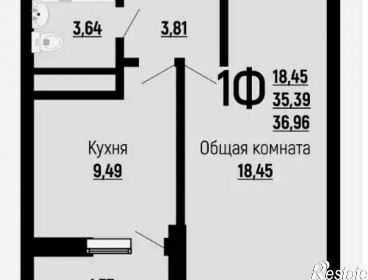 1-комн квартира ул Заполярная, 39 10,  д. 39 10,  к. 10