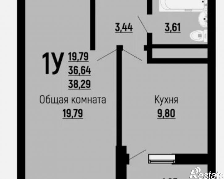 1-комн квартира ул Заполярная, 39 10,  д. 39 10,  к. 10
