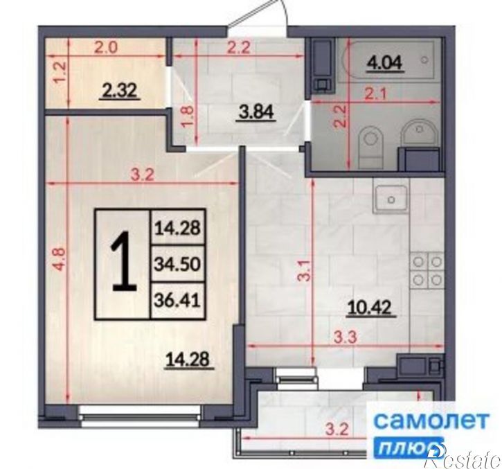 1-комн квартира ул Героев-Разведчиков, 11/2,  д. 11/2