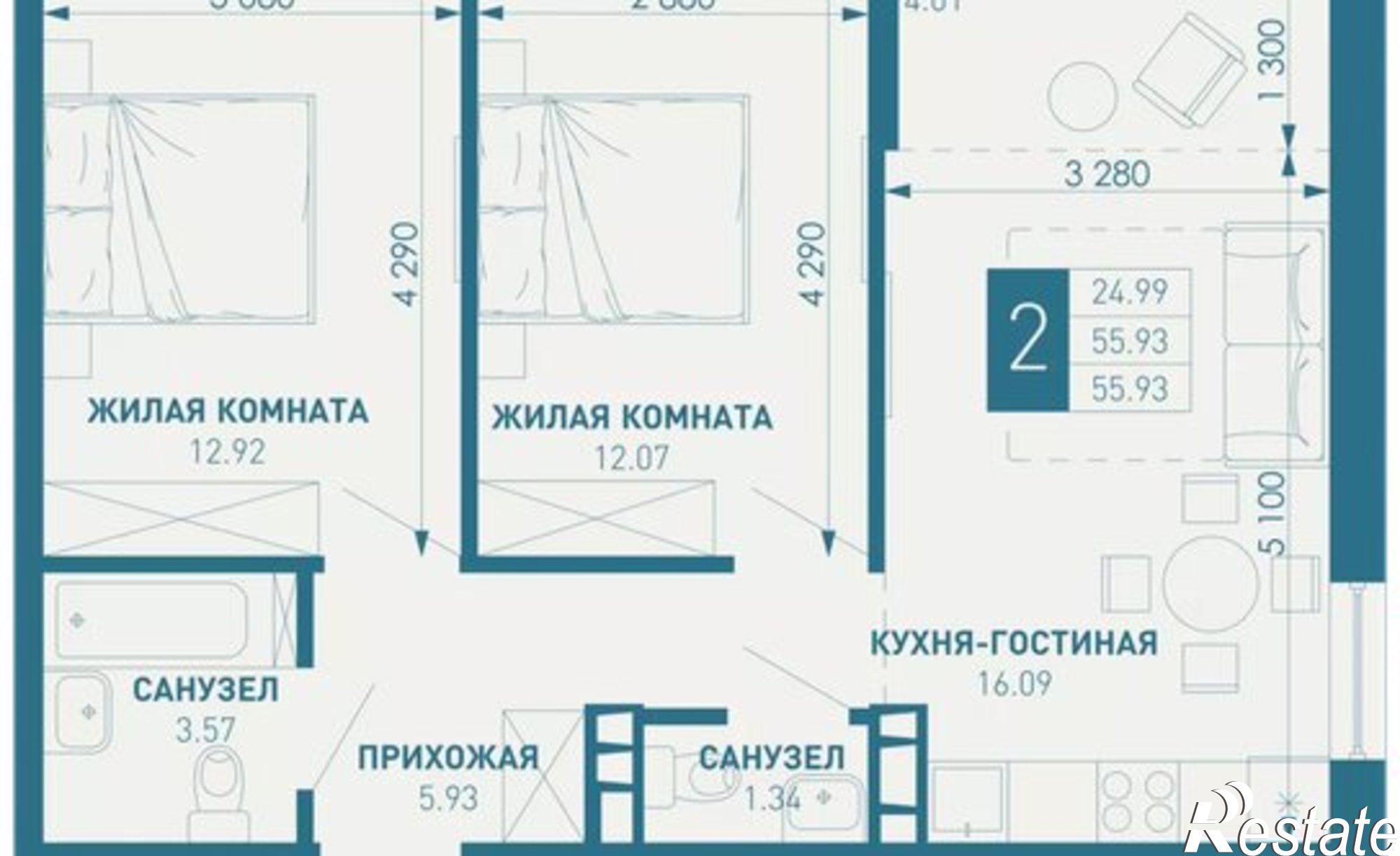 Купить квартиру за 6 100 000 рублей