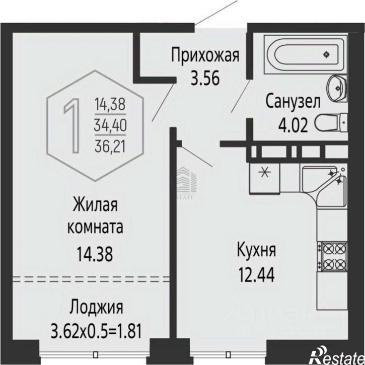 1-комн квартира Обрывная улица, 132/1,  д. 132/1
