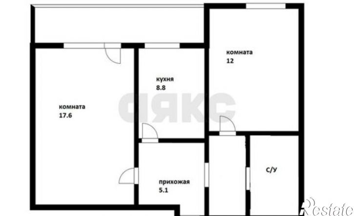 2-комн квартира улица Вишняковой, 53,  д. 53