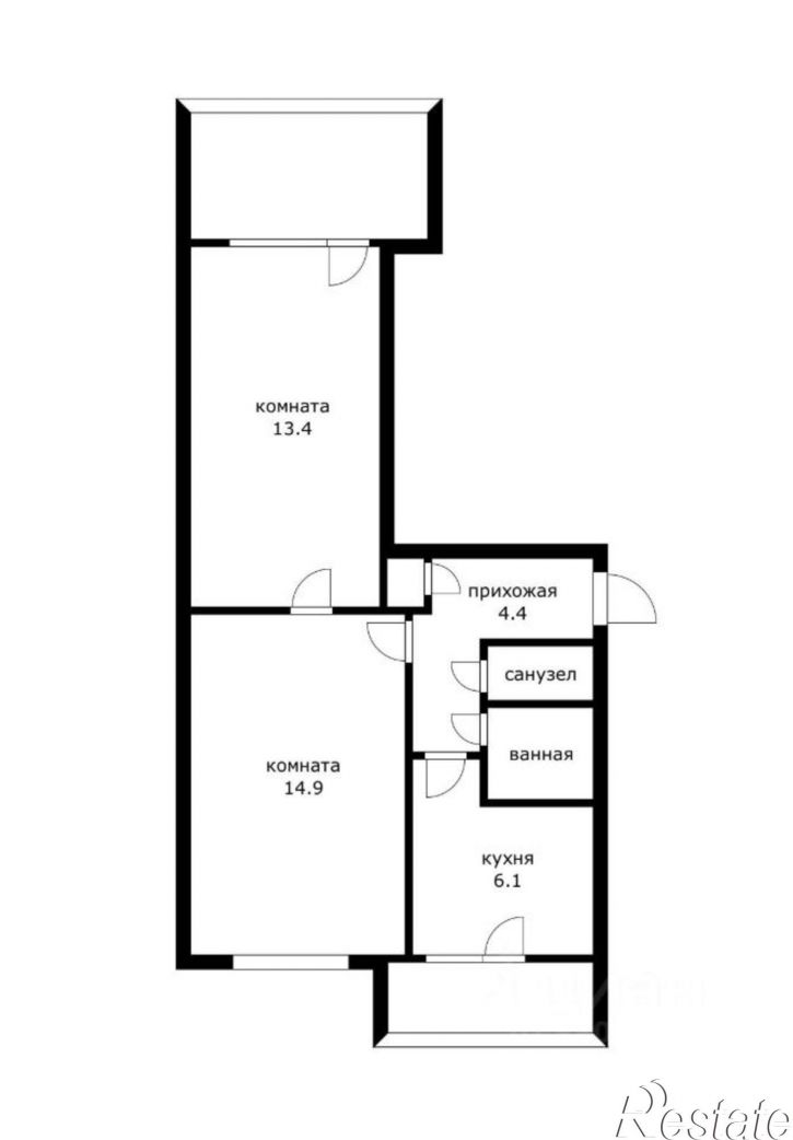 2-комн квартира ул им. Тургенева, 166,  д. 166