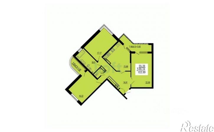 3-комн квартира ул Шоссе Нефтяников, 18 2,  д. 18 2,  к. 2