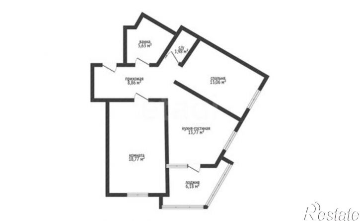 2-комн квартира улица Марины Цветаевой, 17 к1,  д. 17 к1