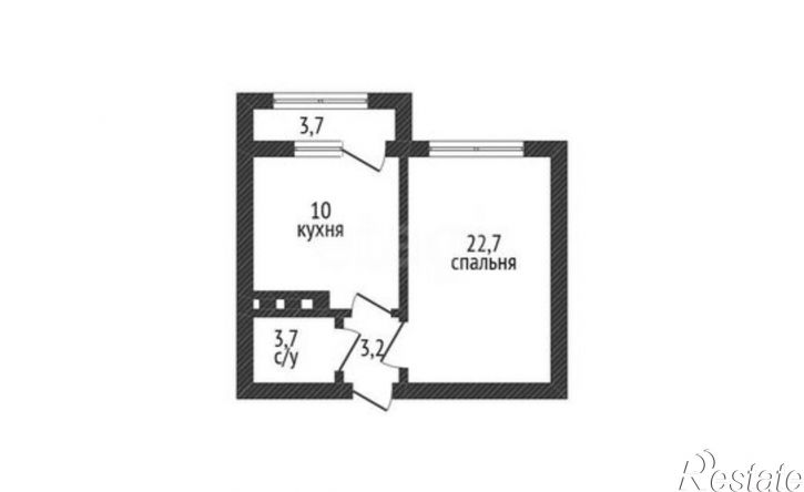 1-комн квартира ул им. 40-летия Победы, 101/2,  д. 101/2
