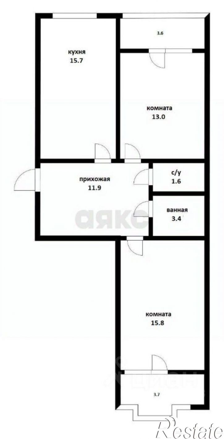 2-комн квартира ул Школьная, 30,  д. 30