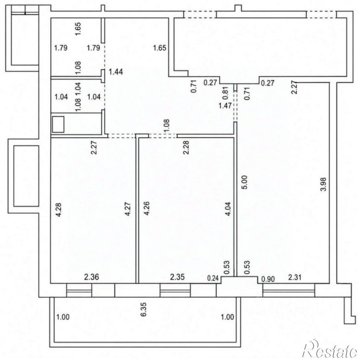 2-комн квартира ул Московская, 131 3,  д. 131 3,  к. 3