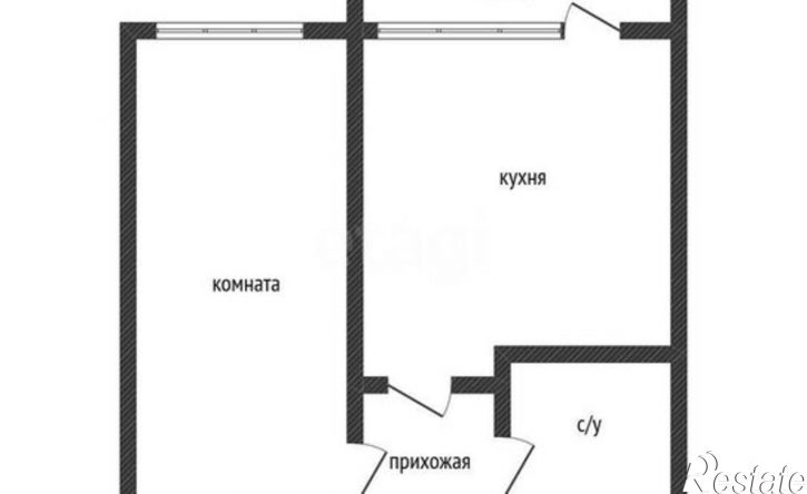 1-комн квартира ул им. Валерия Гассия, 2 5,  д. 2 5,  к. 5