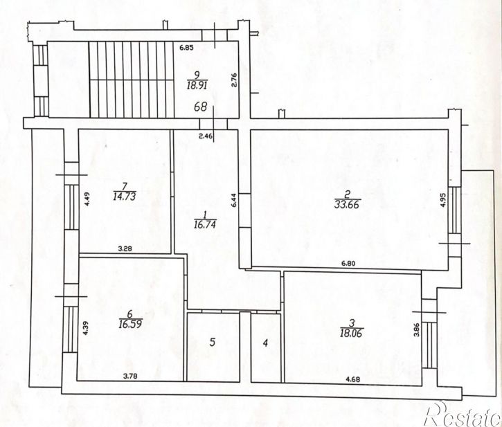 3-комн квартира улица Яна Полуяна, 17,  д. 17